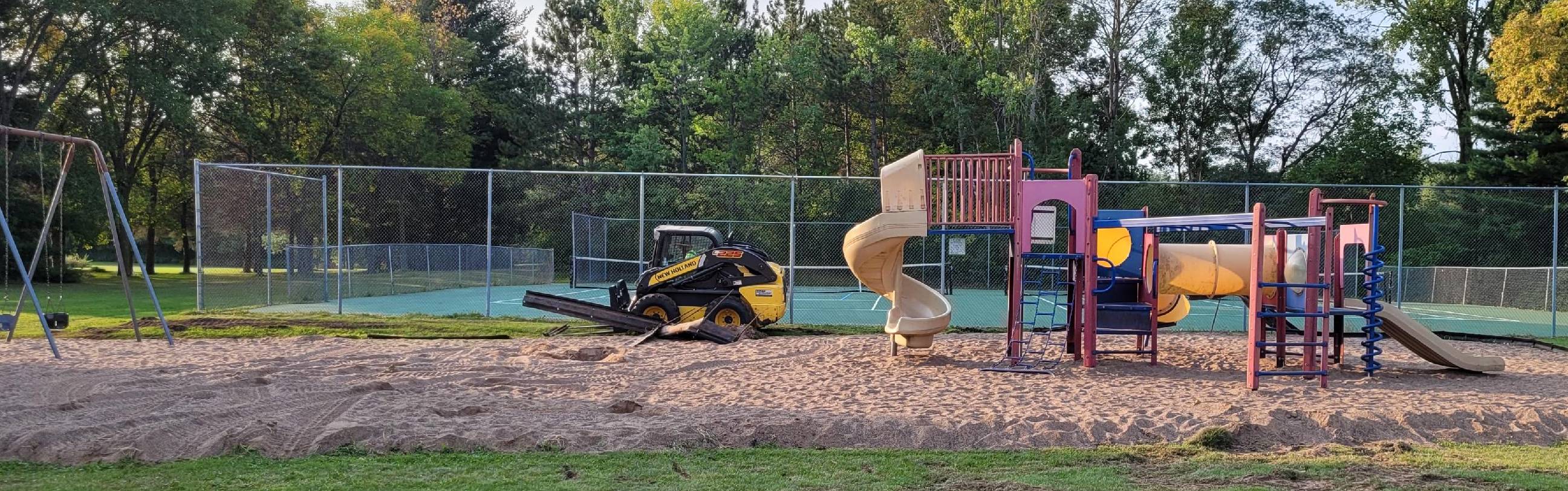 Playground Replacement In Action 